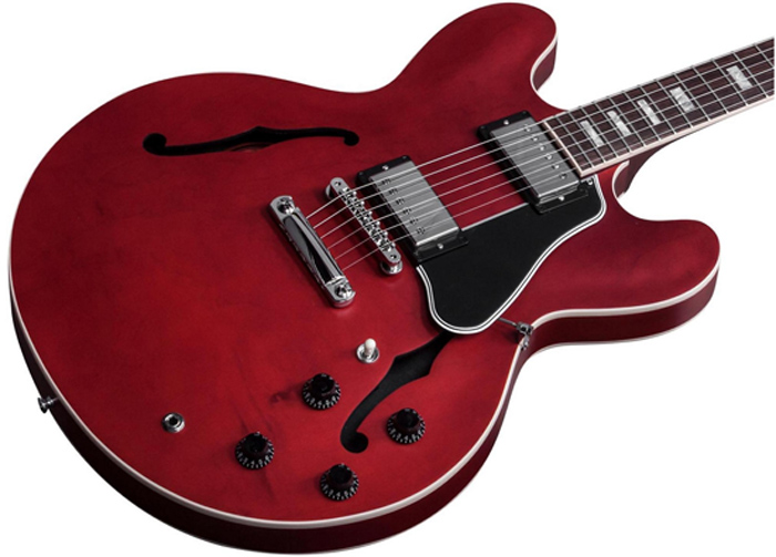 Gibson 2015 ES-335 Satin Semi-Hollow Electric Guitar Faded Cherry