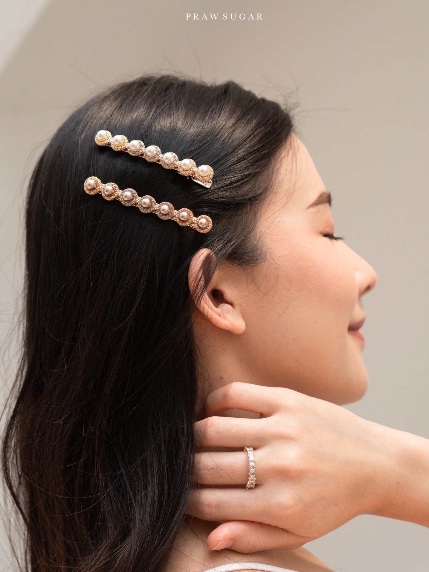 Gorgeous Swarovski Hairclip - กิ๊บติดผมสวยหรูคริสตัลสวารอฟสกี้ (มี 11 สี)