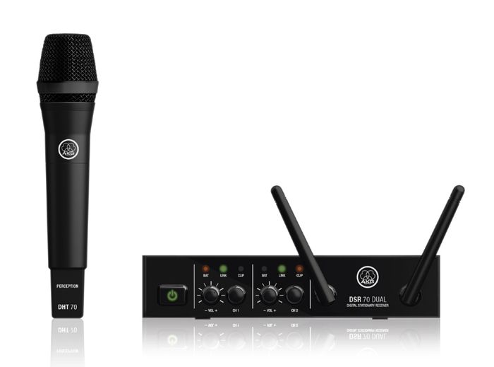 AKG DMS70 Wireless Microphone Dual Vocal Set