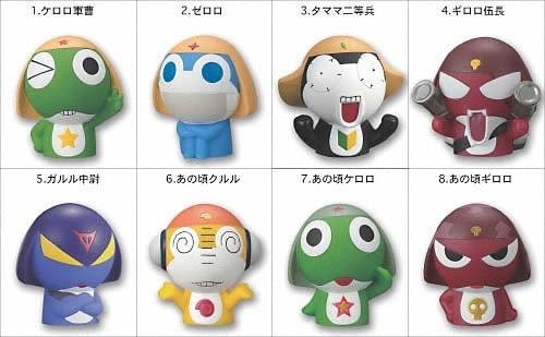 Keroro Gunsou Finger Figure 2 (1ตัว,แท้)[1,4,5,8]