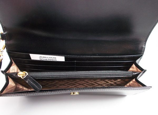 กระเป๋าสตางค์ JEAN-LOUIS SCHERRER ดำ ใหม่ แท้
