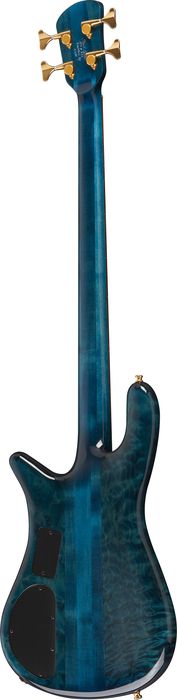 Spector USA NS-4 Black and Blue Gloss Bass Guitar Black & Blue Clear Gloss