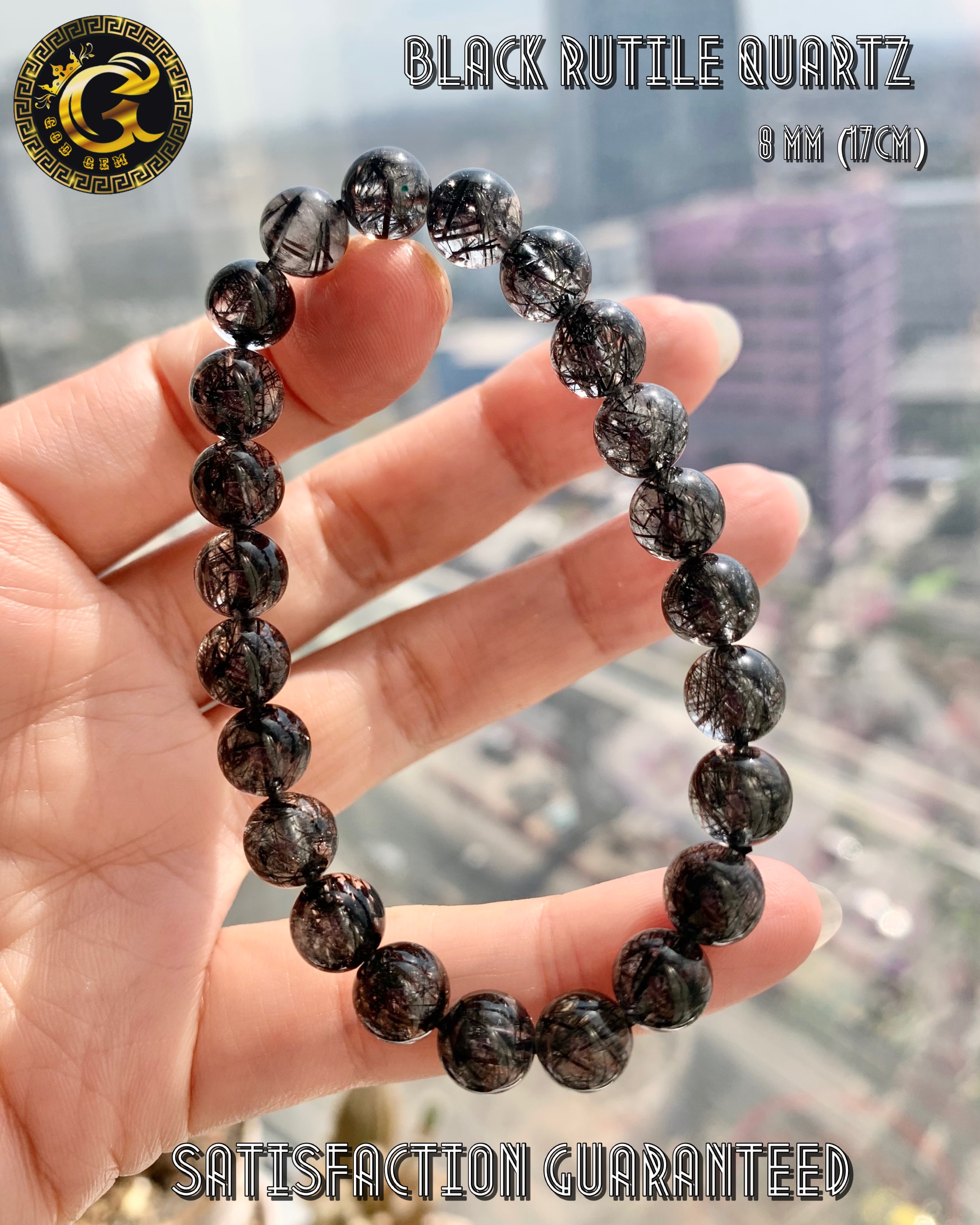 ข้อมือหินไหมดำ (แก้วขนเหล็ก)