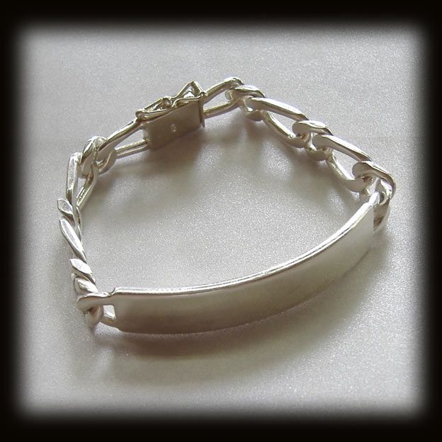 SALE!!! สร้อยข้อมือเลส เงินแท้ ขนาด 1 c.m.