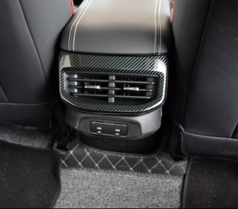 ฝาครอบแอร์หลัง Haval H6 ลายเครฟล่าสีดำ ตรงรุ่น
