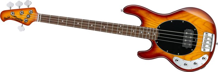 Sterling by Music Man Ray34 Left-Handed Electric Bass Guitar Honeyburst