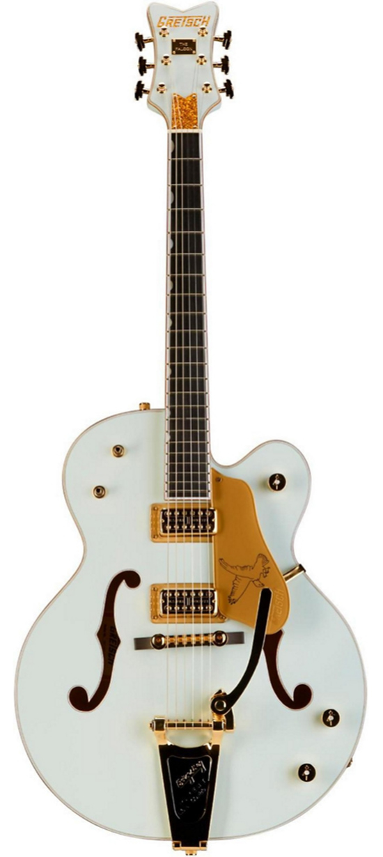 Gretsch Guitars G6136T Falcon Semi-Hollow Electric Guitar Limited Creme De Marine