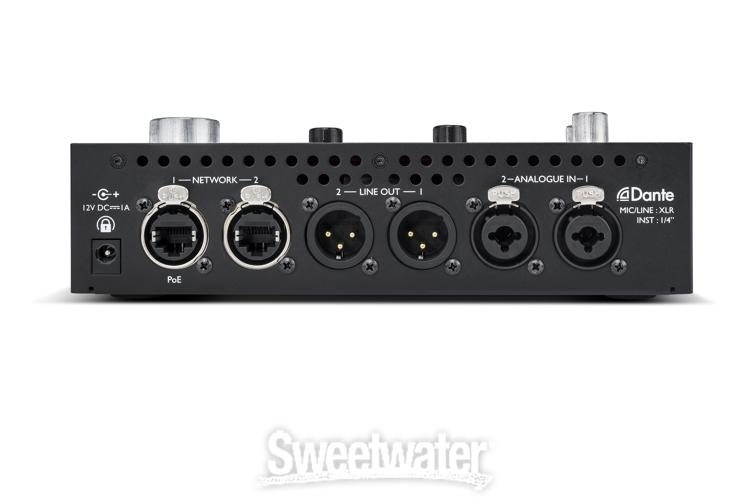 Focusrite Rednet X2P 2x2 Ethernet Audio Digital IO with Mic Preamps