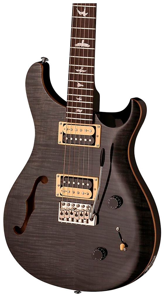 PRS SE Custom 22 Semi-Hollow Electric Guitar Gray Black