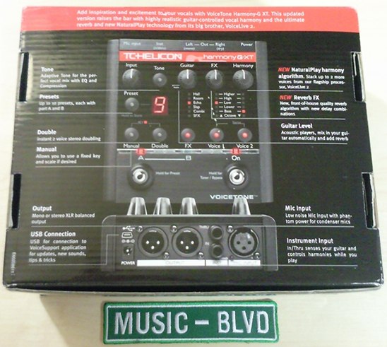 TC Helicon VoiceTone Harmony G-XT Vocal Harmony and Effects Pedal for Guitarists