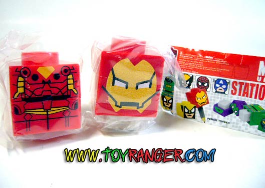 ยางลบ+ที่เก็บยางลบ Iron Man : MARVEL Stationery Puzzle (แท้)