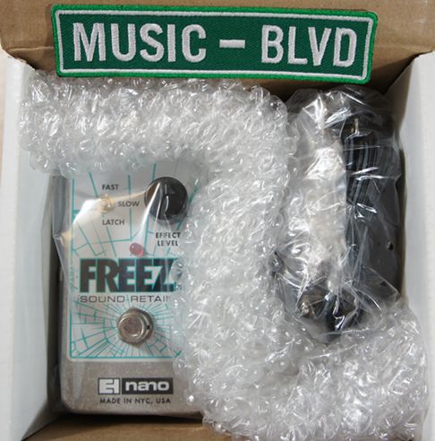 Electro-Harmonix Freeze Sound Retainer Compression Guitar Effects Pedal