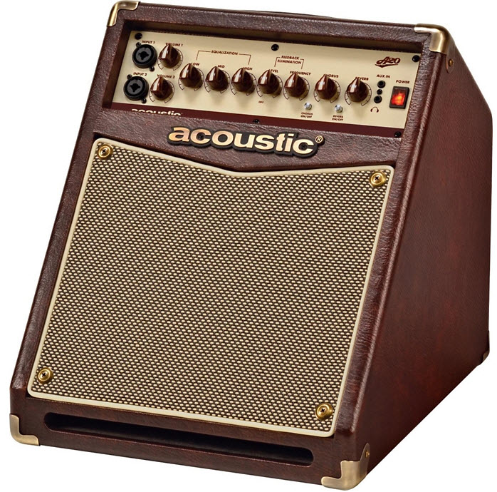 Acoustic A20 20W Acoustic Guitar Amplifier Brown/Tan