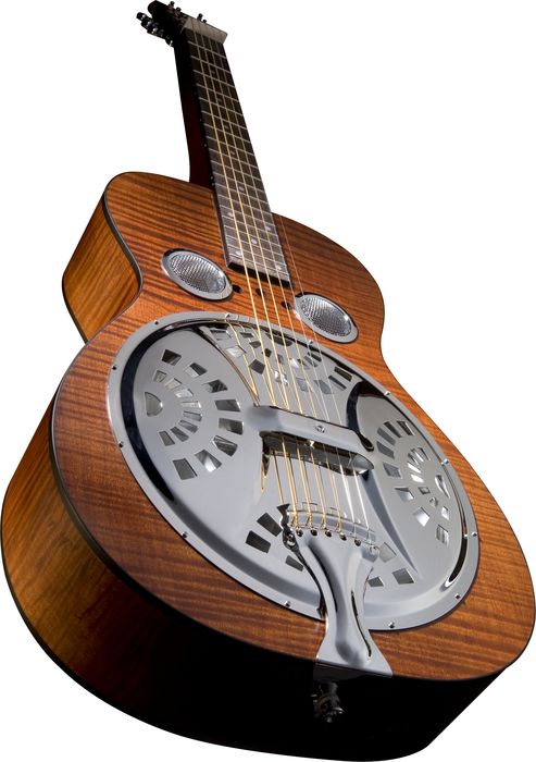 Dobro Hound Dog Square Neck Resonator Guitar Vintage Brown