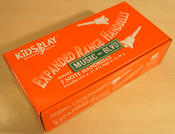 Kidsplay RB108EX Expanded Range 7-note Handbells Set
