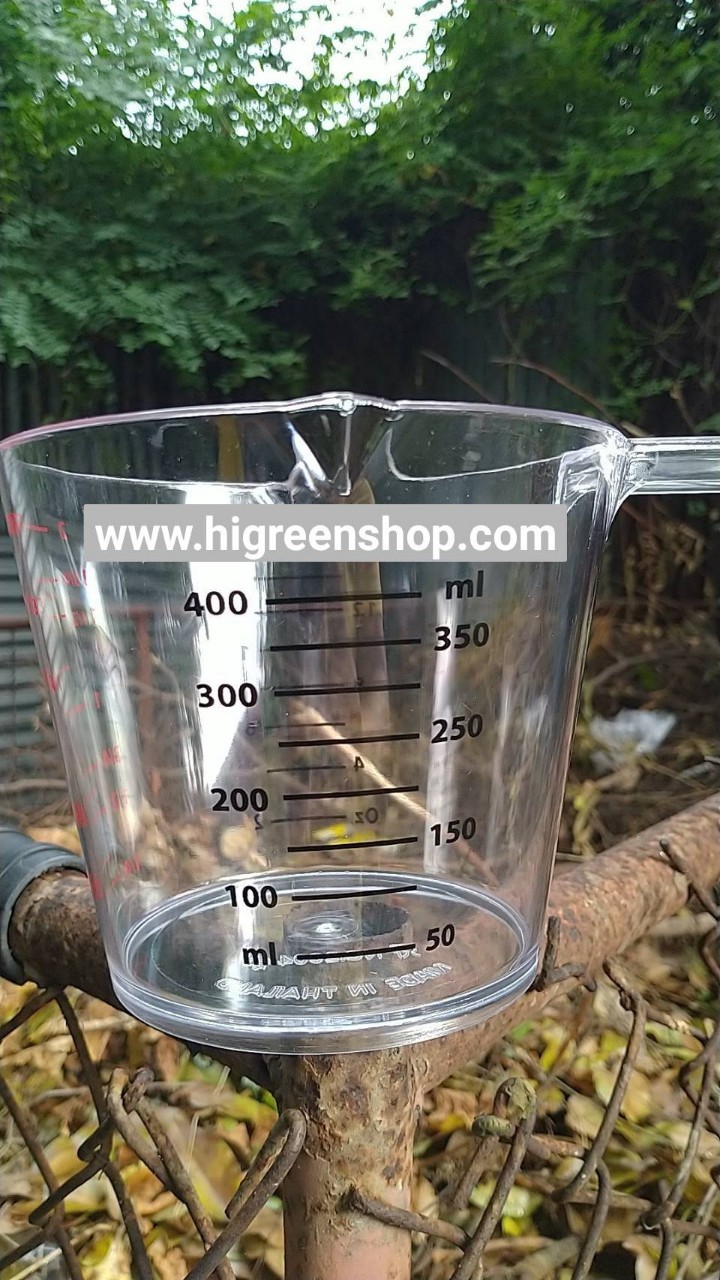 ถ้วยตวงใสPSขนาด 400 CC.มีด้ามจับ