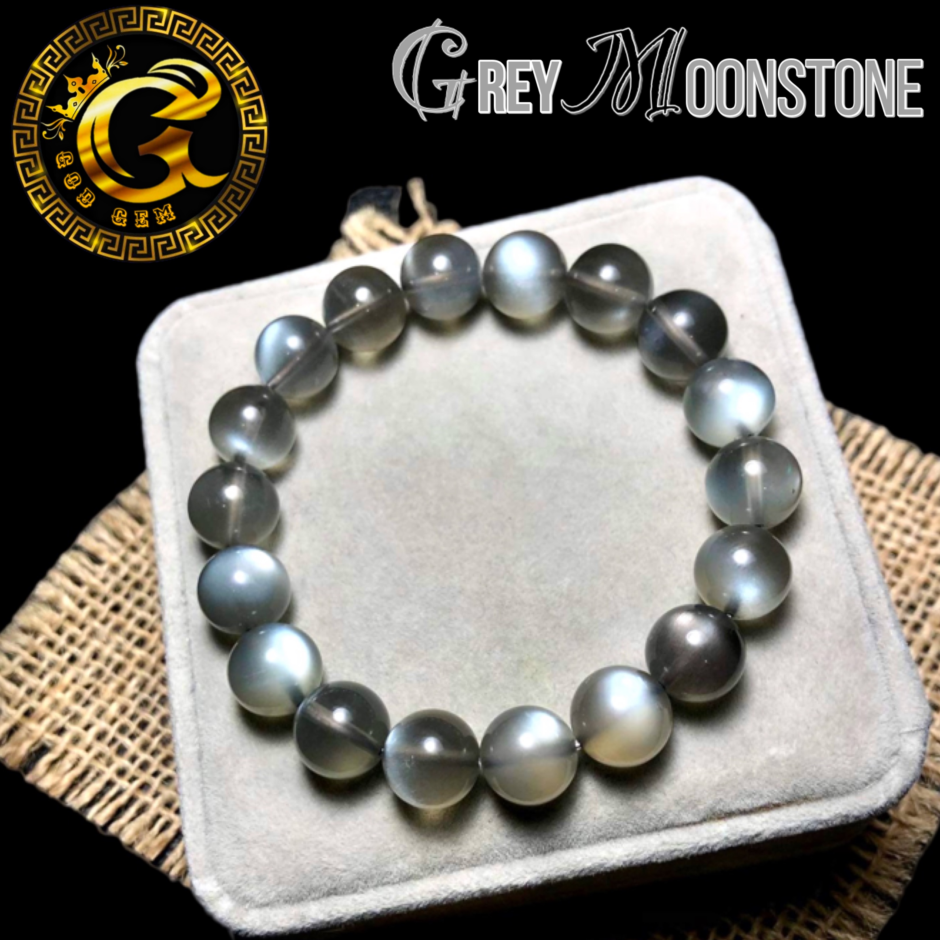 ข้อมือหิน เกรย์มูนสโตน
