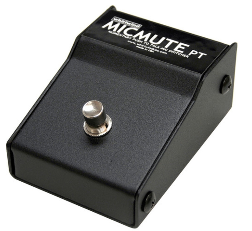 Whirlwind Micmute PT Push-to-Talk Switch (Pedal)
