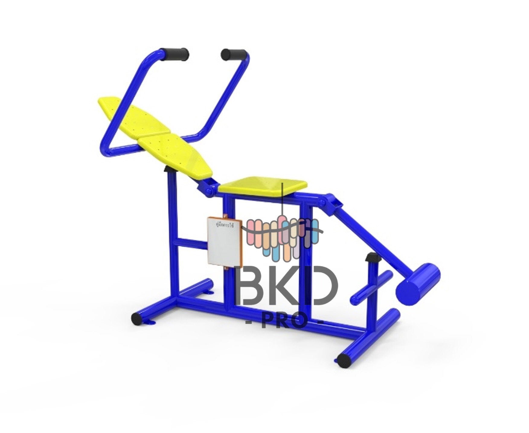 บริหารหน้าท้อง-ออกกำลังขา (แบบนั่งซิทอัพ) เครื่องออกกำลังกาย, กลางแจ้ง, ลานกีฬา, อเนกประสงค์, สนามกีฬา สั่งผลิต7-15วัน