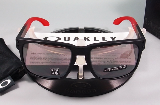 OAKLEY HOLBROOK RUBY FADE COLLECTION (A) Ruby Fade w/ Prizm Black Polarized OO9244-2456