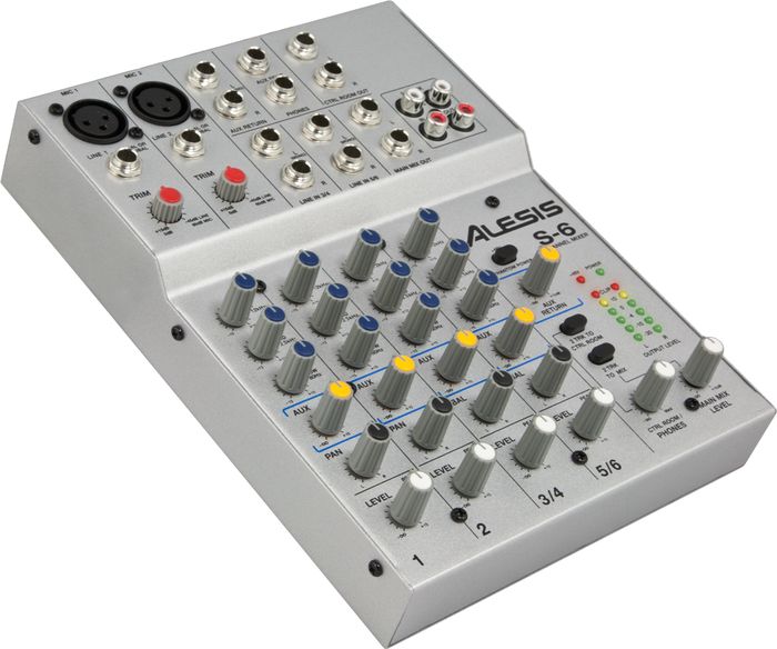 Alesis S-6 6-Channel Compact Mixer