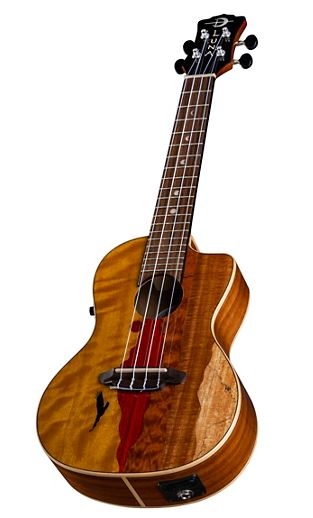 Luna Guitars Vista Eagle Tropical Wood Concert Acoustic-Electric Ukulele Gloss Natural