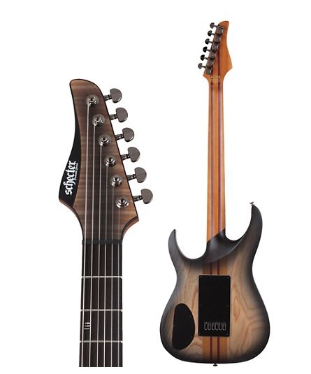 Schecter Guitar Research Banshee Mach Evertune 6-String Electric Guitar FalloutBurst