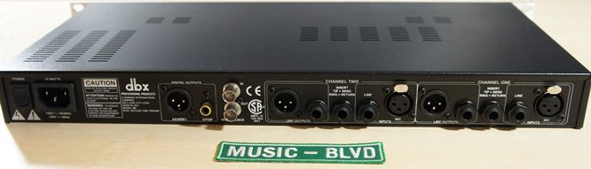 dbx 386 Dual-Vacuum Tube Preamp