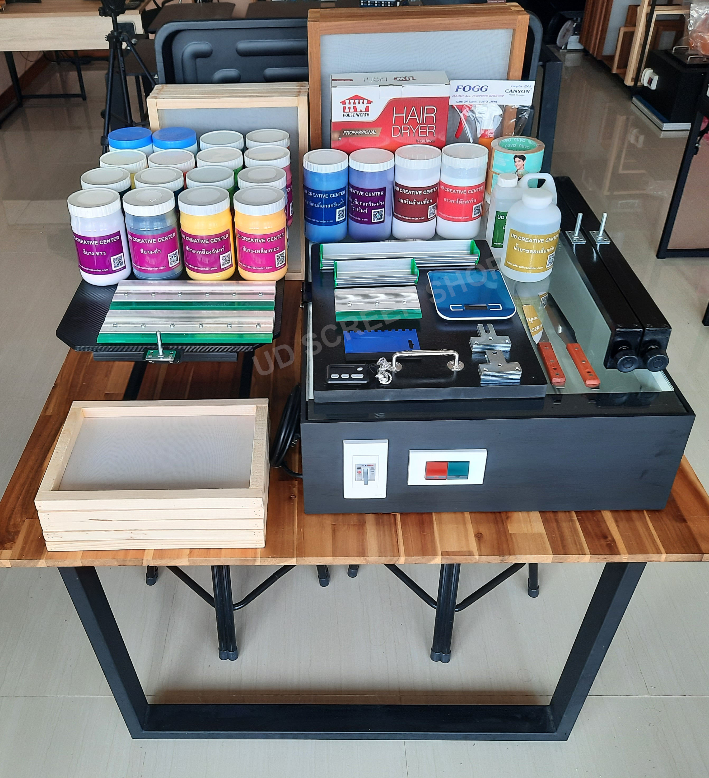 ชุดเริ่มต้นงานสกรีน Basic Set 2