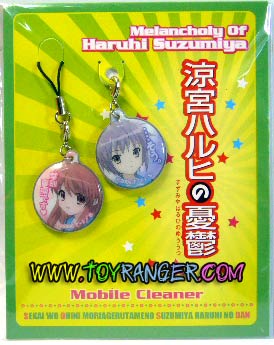 สายคล้องเช็ดจอฮารุฮิ : Mikuru & Yuki (แท้)