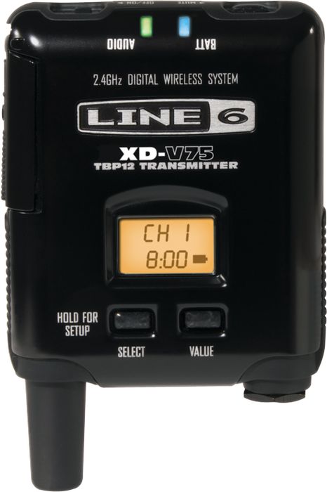 Line 6 XD-V75TR Professional Digital Wireless Bodypack System TA4