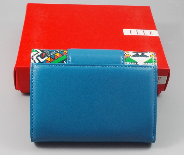 กระเป๋านามบัตร ELLE ฟ้า ใหม่ แท้