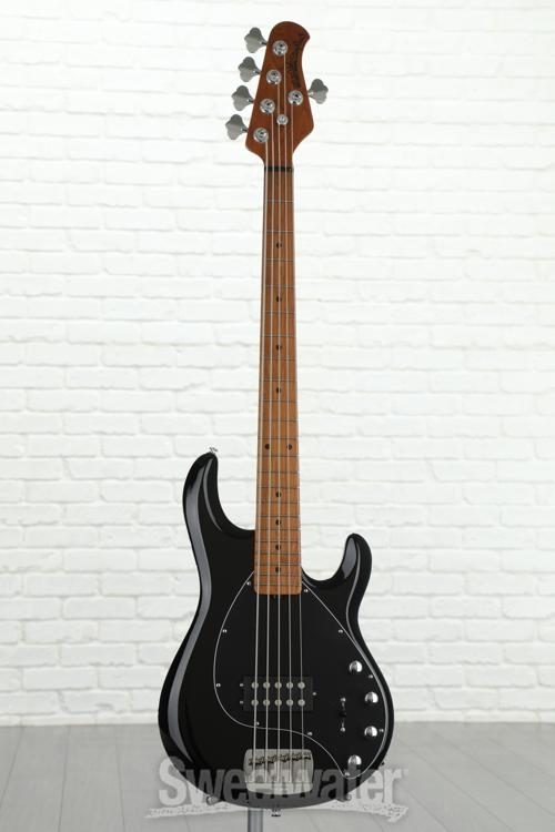 Ernie Ball Music Man StingRay Special 5H - Jet Black with Roasted Maple Fingerboard