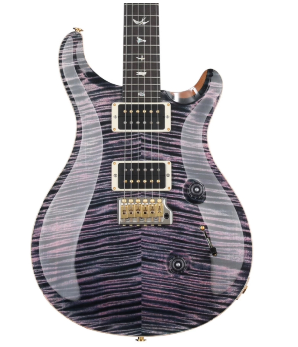 PRS Custom 24 Quilt 10-Top Electric Guitar with Pattern Thin Neck
