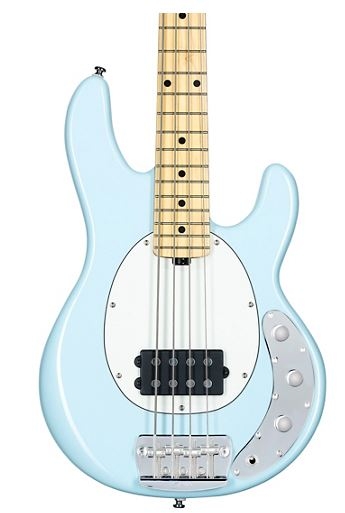 Sterling by Music Man StingRay Short Scale Electric Bass Daphne Blue