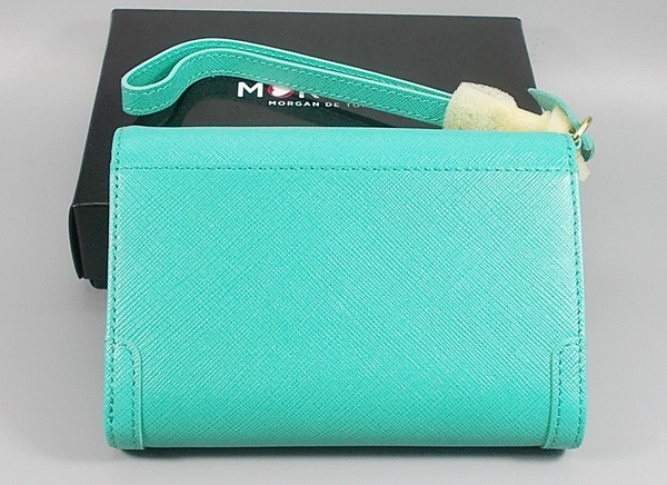 กระเป่าสตางค์ MORGAN เขียวมะนาว ใหม่ แท้