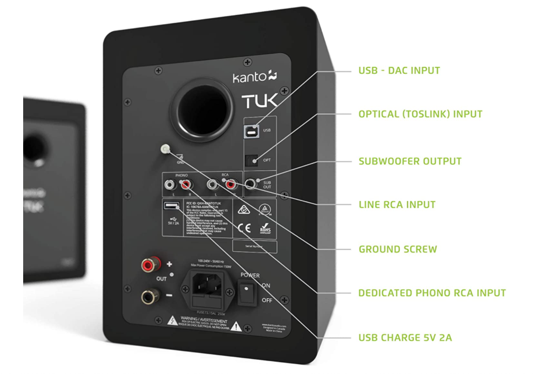 Kanto TUK Premium Powered Speakers