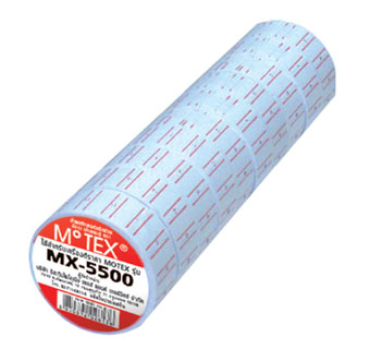 สติ๊กเกอร์ชนิดม้วน เส้นแดงคู่ โมเทค MX-5500New