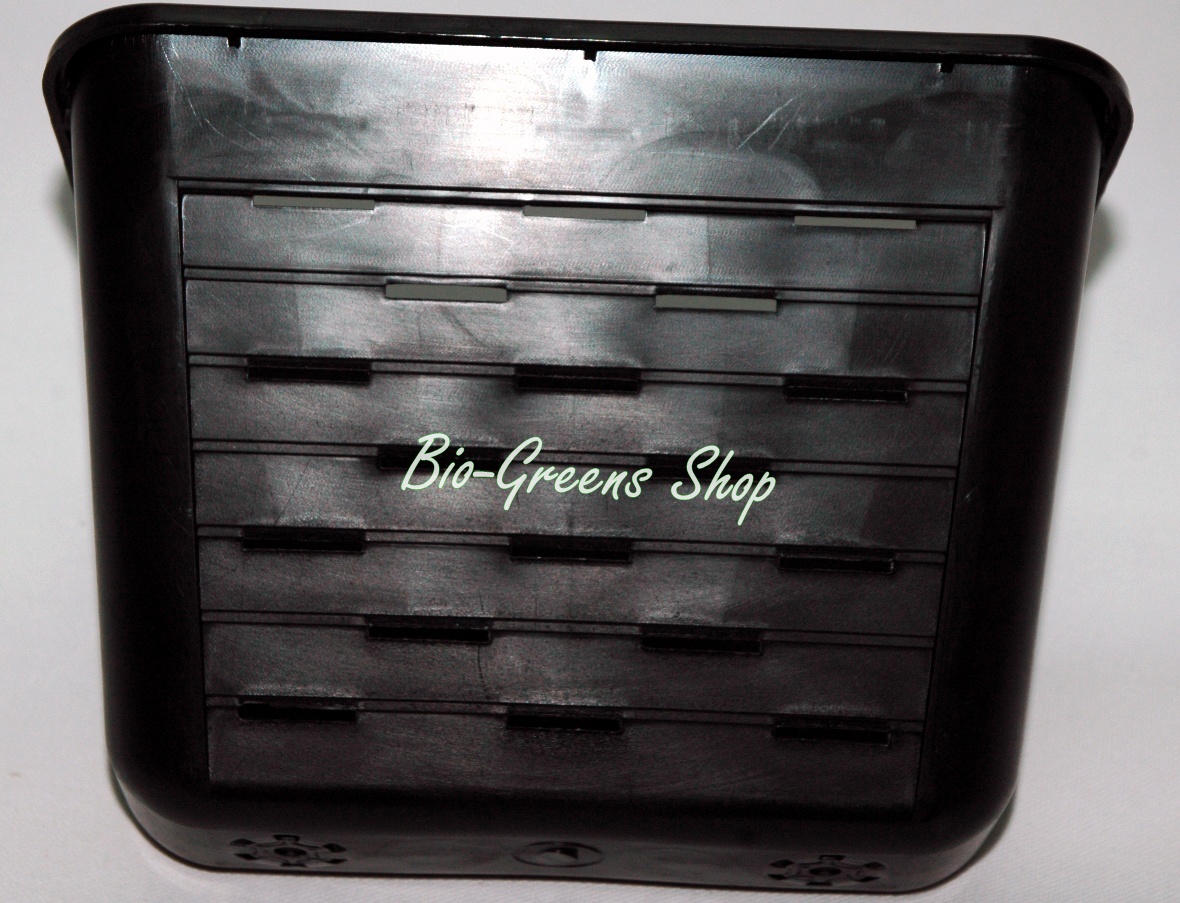 กระถางต้นไม้สวนแนวตั้ง ขนาดใหญ่ สีดำ