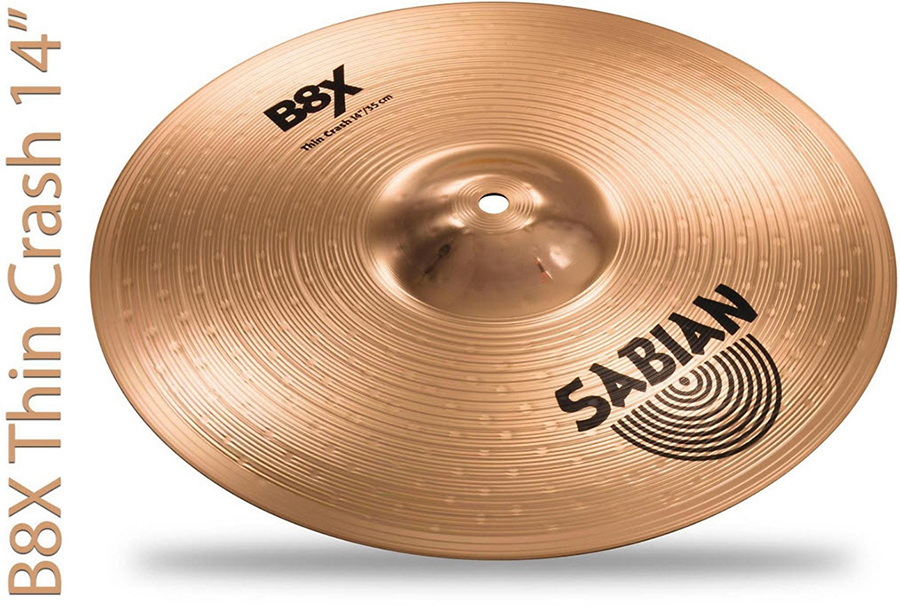 Sabian B8X Promo Performance Set with 14 Thin Crash