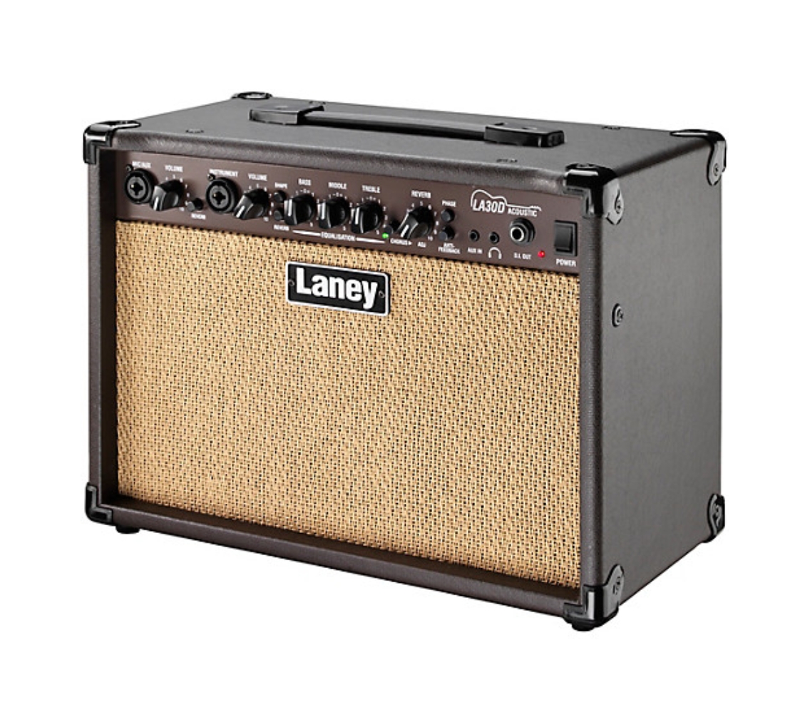 Laney LA30D 30W 2x6.5 Acoustic Guitar Combo Amp Brown