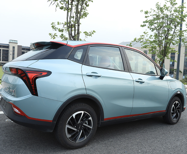 สติกเกอร์แต่งขอบรถ สำหรับรถยนต์ไฟฟ้า NETA V , NETA V pro มีสองสี แดง และส้ม