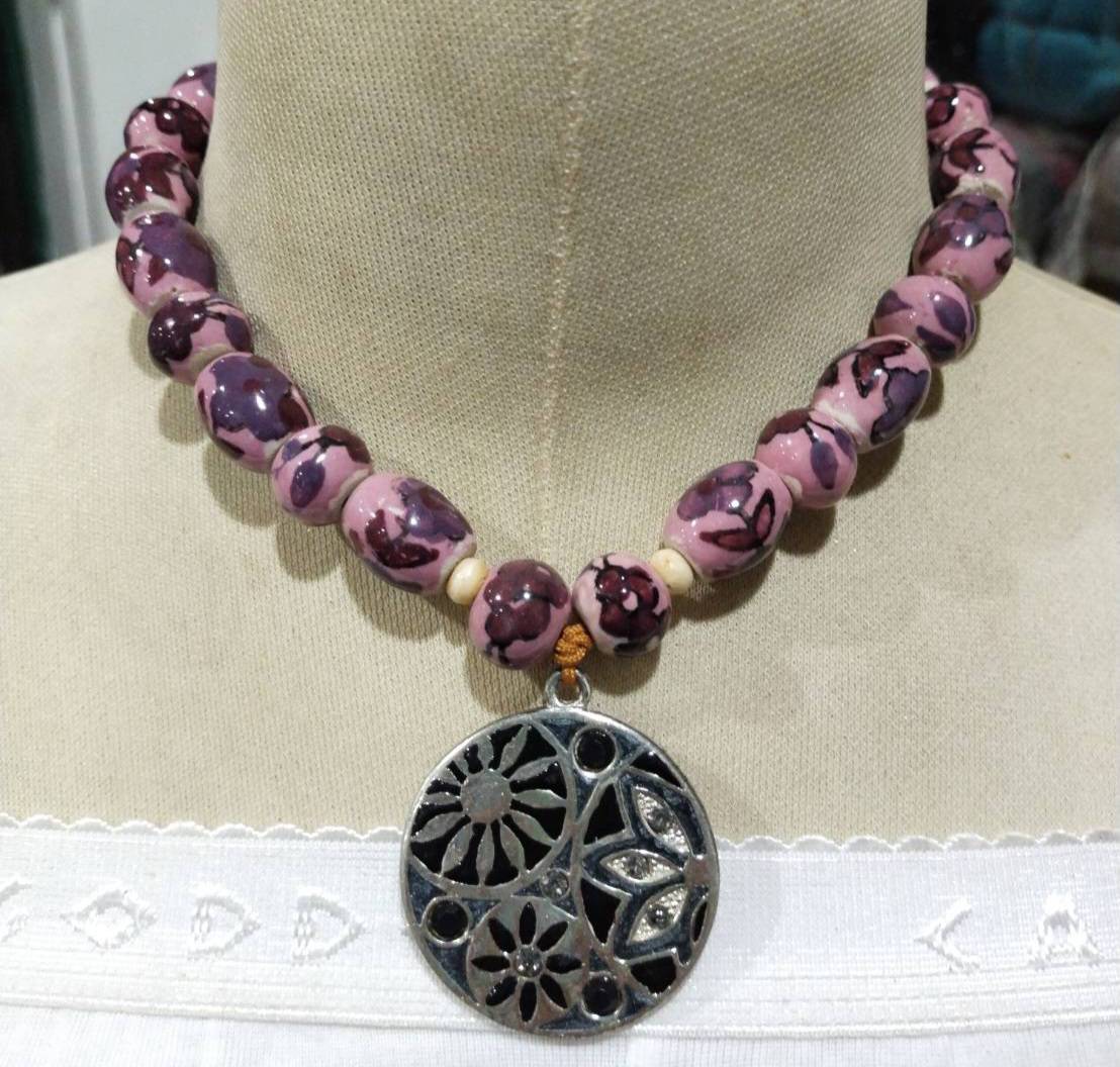 สร้อยคอแฟชั่น เนื้องาน เซรามิก