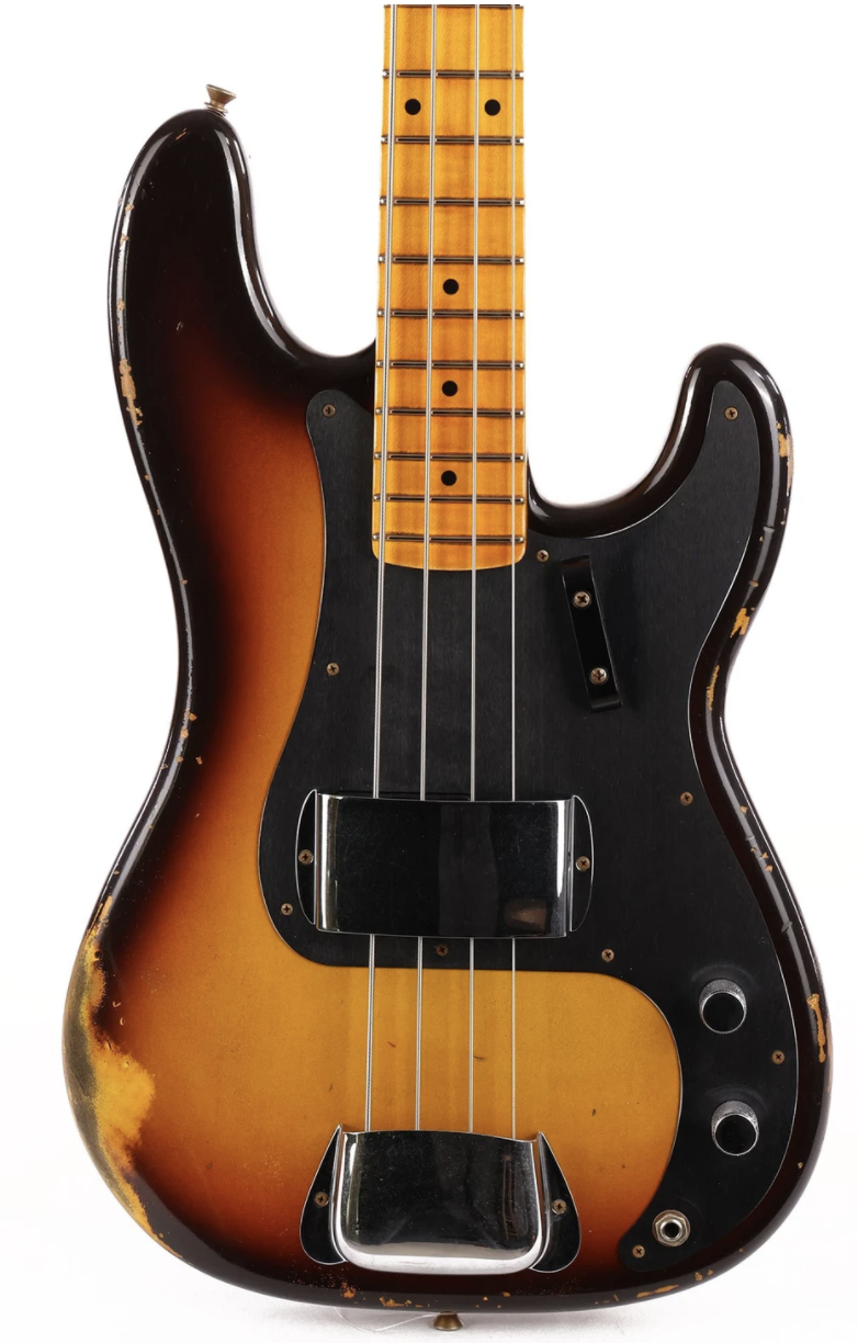 Fender Custom Shop Limited '58 Precision Bass Relic 3-Color Sunburst Summer NAMM 2021 Showpiece