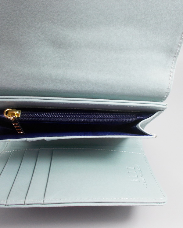 กระเป๋าสตางค์ ELLE ฟ้า-กรมท่า ใหม่ แท้