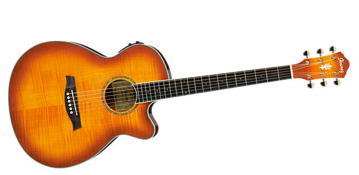 Ibanez AEG20II Flamed Sycamore Top Cutaway Acoustic-Electric Guitar