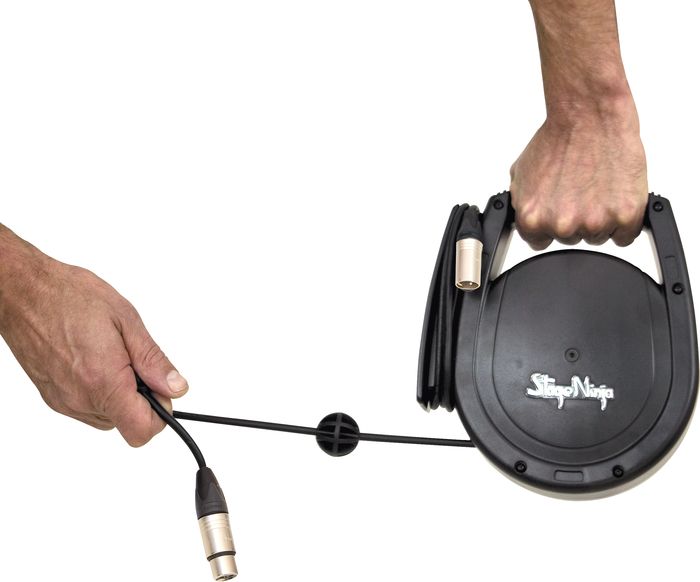 Stage Ninja Retractable XLR Female 26' Microphone