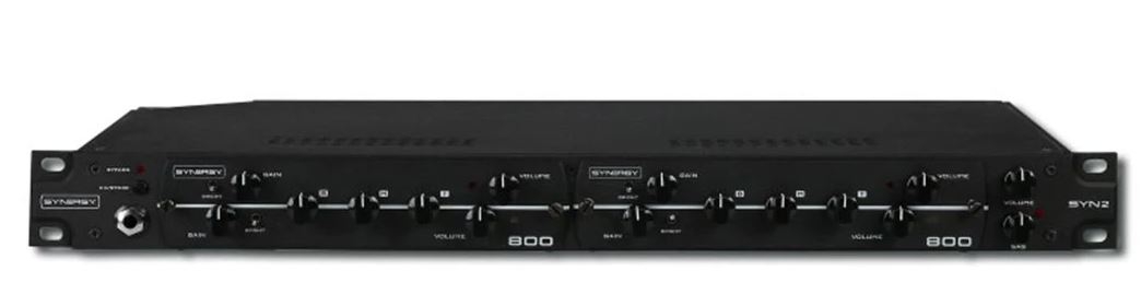 Synergy SYN-5050 2x50W Stereo Rack-Mount Tube Guitar Power Amps
