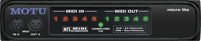 MOTU Micro Lite USB MIDI Interface