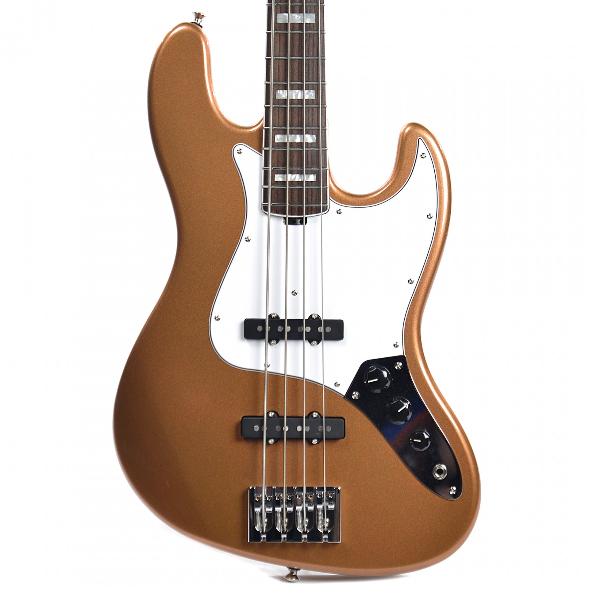 D. Lakin Joe Osborn Custom 4-String Bass Firemist Gold